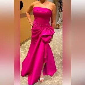 Terani Couture Vibrant Pink Dress